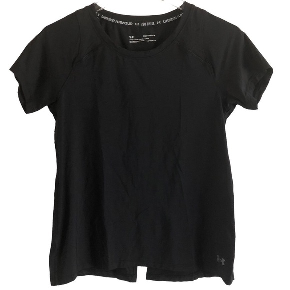 Under Armour ISO Chill Fitted Short Sleeve Top Black XS - Picture 3 of 13